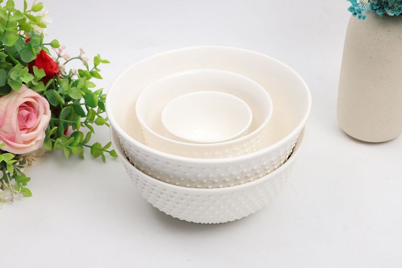 Ceramic Embossed Bowl